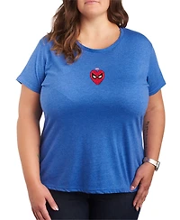 Hybrid Apparel Plus Spider-Man Heart Graphic T-Shirt
