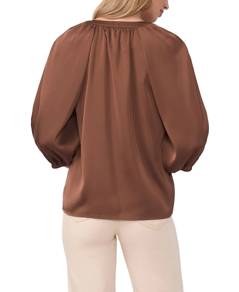Vince Camuto Women's Raglan-Sleeve V-Neck Blouse