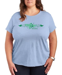 Hybrid Apparel Plus Lord of the Rings Elven Ivy Leaf Brooch Graphic T-Shirt