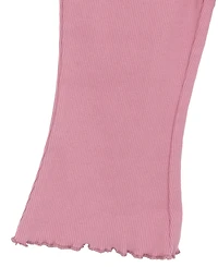 Rare Editions Baby Girls' Pointelle Tiered Ruffle Top and Legging, 2-Piece Set