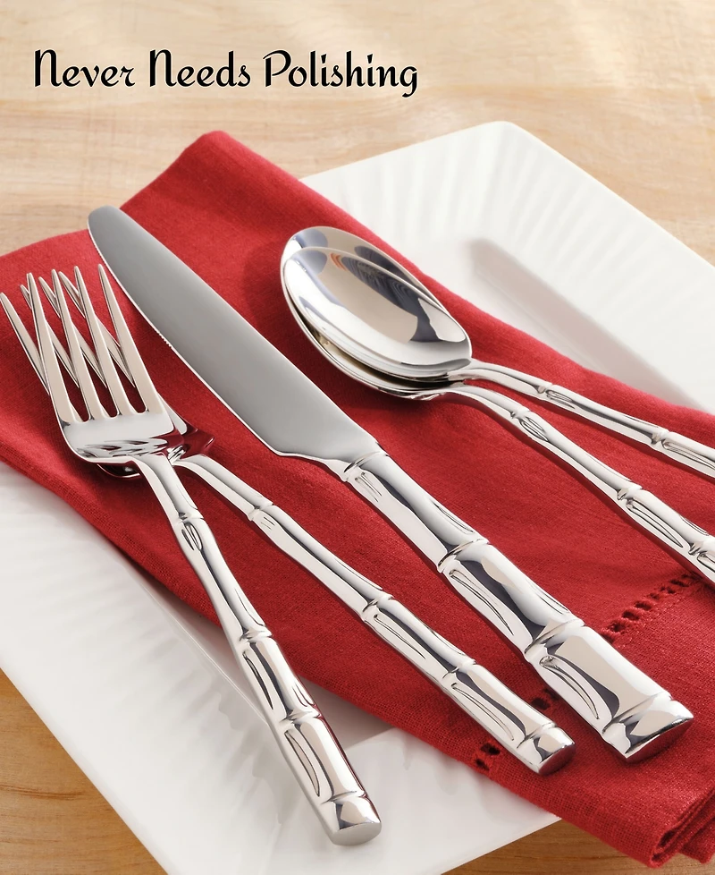 Wallace Bamboo 20-Piece Flatware Set, Service For 4