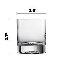 Zwiesel Glas Echo Whiskey Glasses, Set of 4