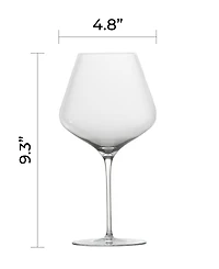 Zwiesel Glas Nektar Handmade Burgundy Glasses, Set of 2
