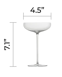 Zwiesel Glas Ciero Coupe Martini Glasses, Set of 2