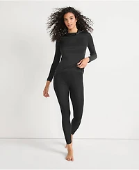 Lands' End Women's Silk Interlock Long Underwear Leggings Pants