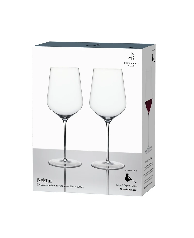 Zwiesel Glas Nektar Bordeaux Grand Cru Glasses, Set of 2