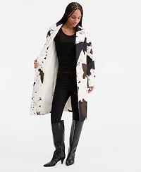 CoffeeShop Juniors' Long Single-Breasted Walker Coat