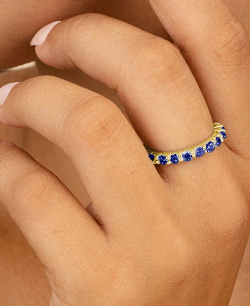 Sterling Forever Gracie Cubic Zirconia Eternity Ring