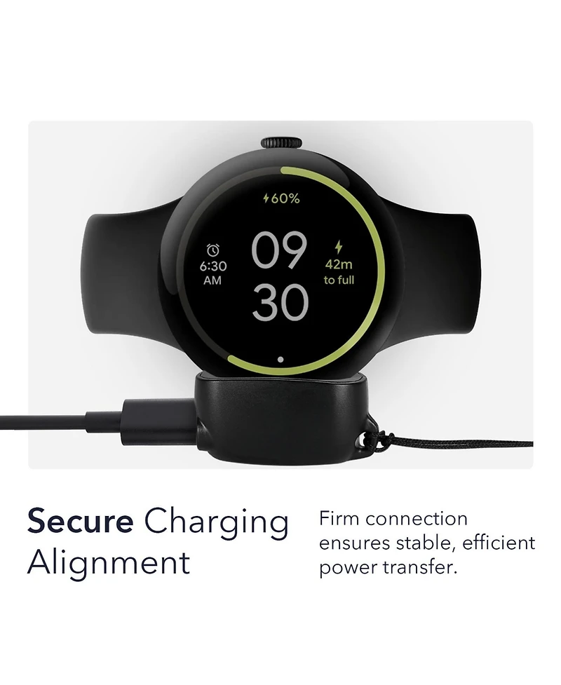 Wasserstein On-the-Go Charging Dock for Google Pixel Watch 4 (41mm and 45mm)