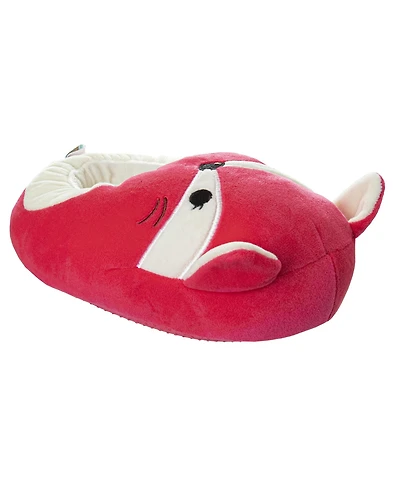 Squishmallow Women's Plush Fox Slip-On Slippers
