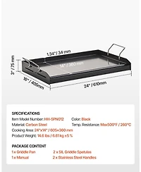 Cozito Carbon Steel Griddle