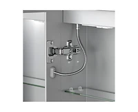 Casainc 20"W x 30"H Led Lighted Medicine Cabinet with Mirror, Anti-Fog Bathroom Mirror Cabinet