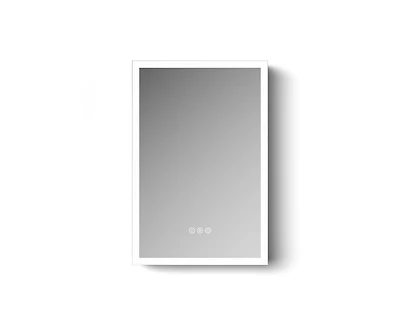 Casainc 20"W x 30"H Led Lighted Medicine Cabinet with Mirror, Anti-Fog Bathroom Mirror Cabinet