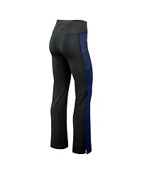 Fanatics Women's Black New York Yankees Studio Fitted Flared Leggings
