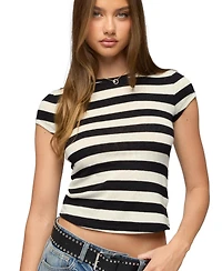 Edikted Women's Annabeth Striped Top
