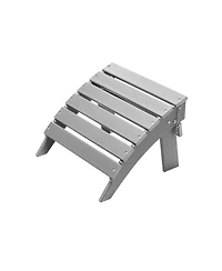 Cozito Adirondack Ottoman,Hdpe Folding Patio Foot Rest