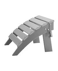Cozito Adirondack Ottoman,Hdpe Folding Patio Foot Rest