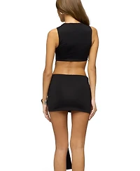 Edikted Women's Sash Cutout Mini Dress