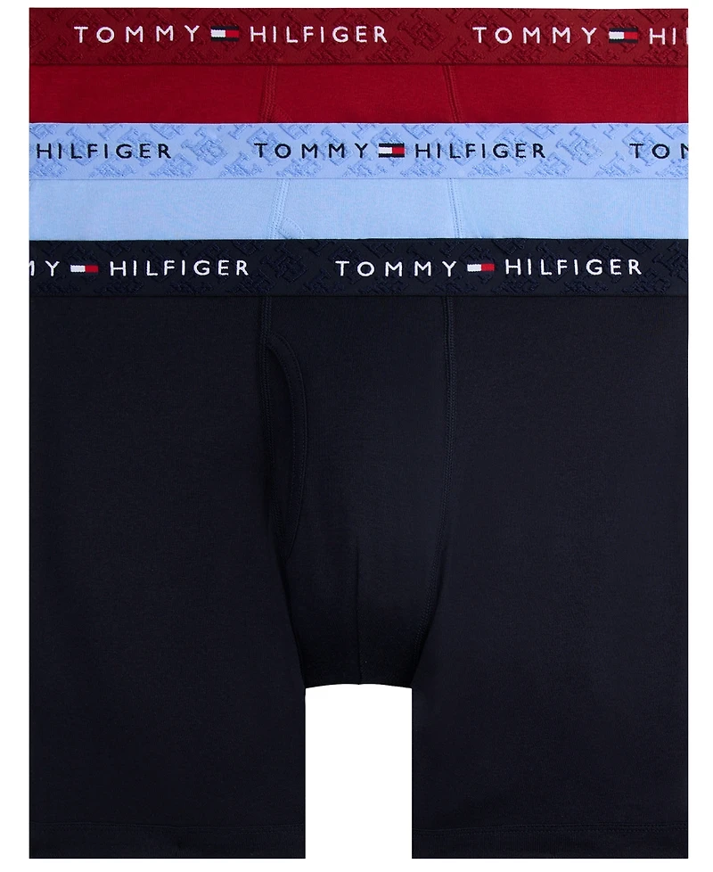 Tommy Hilfiger Men's Cotton Classics Boxer Briefs, 3-Pack