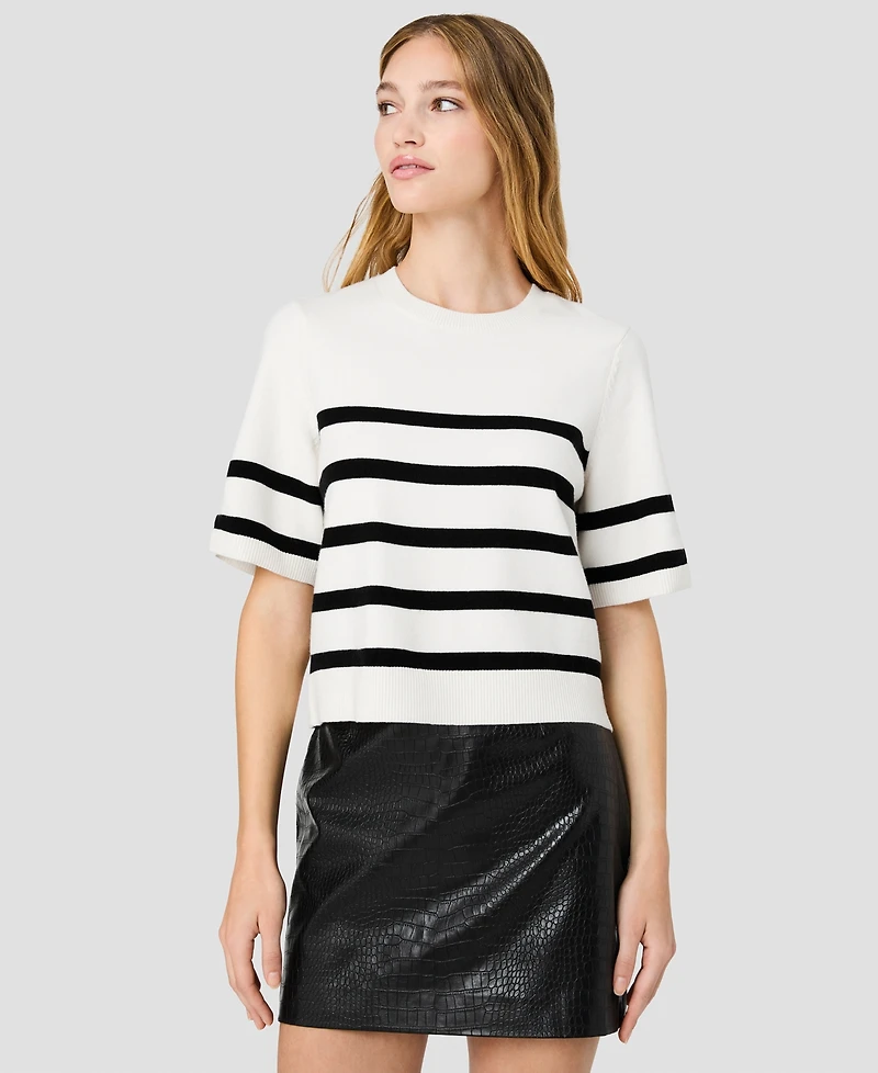 French Connection Women's Sloane Knit Short-Sleeve Top