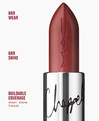 Mac Viva Glam Lustreglass Sheer-Shine Lipstick