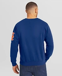 Darius Rucker Collection by Fanatics Men's Royal New York Mets Washed Crew Neck Pullover Sweatshirt