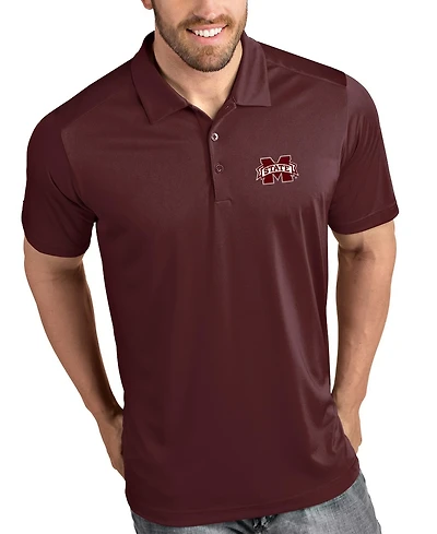 Antigua Men's Mississippi State Bulldogs Tribute Polo Shirt