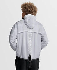 Fanatics Men's White San Francisco 49ers Type Play Down Full-Zip Jacket