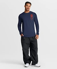 Nike Men's Navy Detroit Tigers 2-Hit Legend Dri-fit Long Sleeve T-Shirt