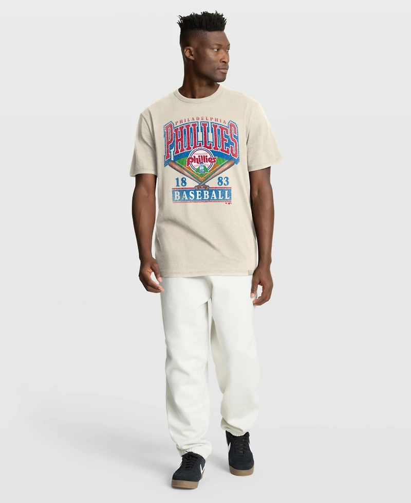 Fanatics Men's Tan Philadelphia Phillies Stadium Slub T-Shirt