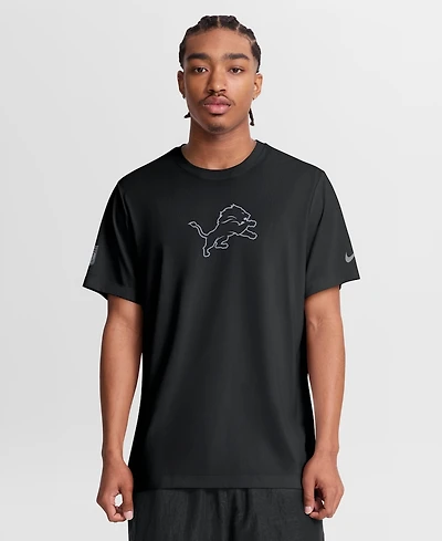 Nike Men's Black Detroit Lions Sideline Lead The Charge Legend Dri-fit T-Shirt