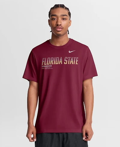 Nike Men's Garnet Florida State Seminoles Sideline Legend Dri-fit T-Shirt