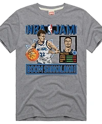 Homage Men's and Women's Franz Wagner Gray Orlando Magic Nba Jam Tri-Blend T-Shirt