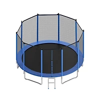 Ruie 15 ft Round Outdoor Trampoline Heavy Duty Astm Approved 470 lb Capacity