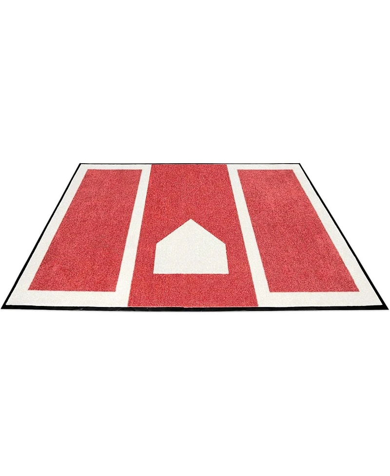Xo 6.5x4FT Baseball Hitting Mat, Anti-Slip Softball Batting Mat for Stance Training Indoor Outdoor Practice