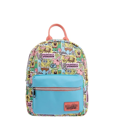 Spongebob Squarepants Character All Over Print 11 Inch Mini Backpack