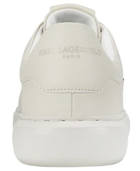 Karl Lagerfeld Paris Men's Logo Plate Lace Up Sneakers