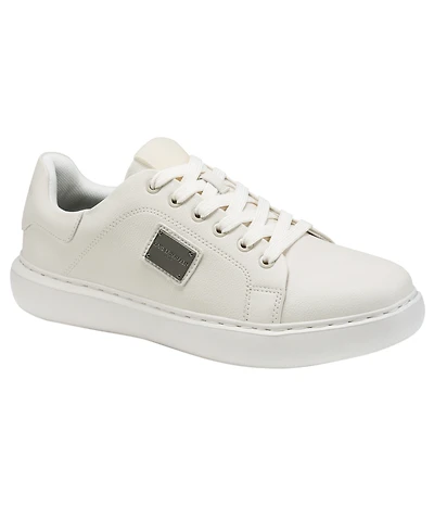 Karl Lagerfeld Paris Men's Logo Plate Lace Up Sneakers