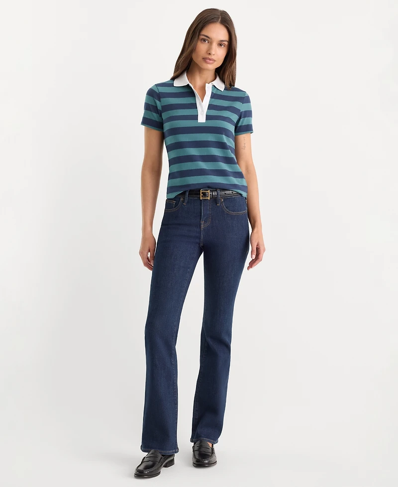 Good American Women's Low-Rise Bootcut Jeans
