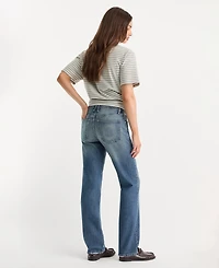 Good American Women's Vintage Straight Mid-Rise Jeans
