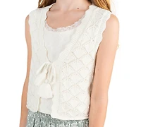 Rare Editions Girls' 7-16 Sleeveless Top, Vest and Dress, 3-Piece Set