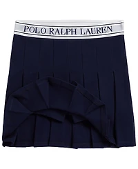 Polo Ralph Lauren Girls' 7-16 Stretch Mesh Boxy Shirt and Skort, 2-Piece Set