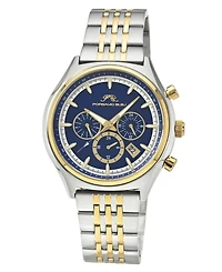 Porsamo Bleu Charlie Stainless Steel Multifunction Two Tone and Men's Watch 1262ACHS