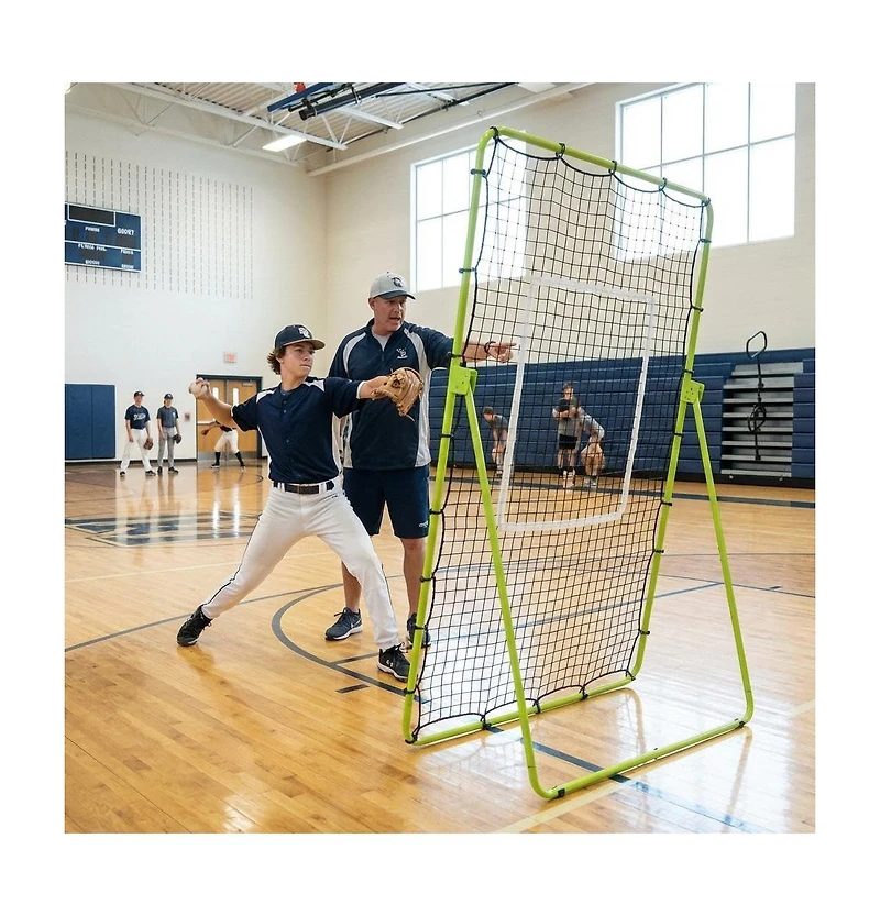 Xo Volleyball Rebounder Net, Multi-Angle Bounce Back Trainer, Portable Practice Net for Backyard Training