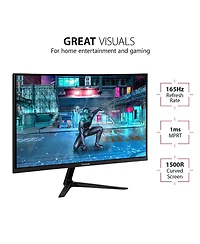 ViewSonic VX2718-2KPC-mhd 27" Wqhd 165Hz Mva Led Curved Gaming Monitor