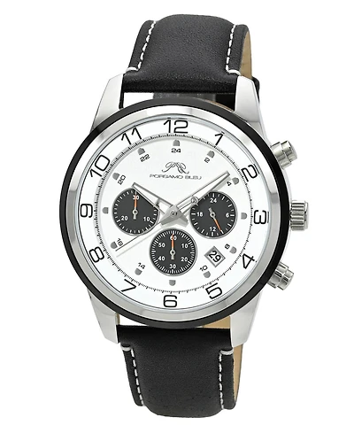 Porsamo Bleu Men's Arthur Genuine Leather Band Watch 1093AARL