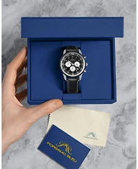 Porsamo Bleu Men's Arthur Genuine Leather Band Watch 1091AARL