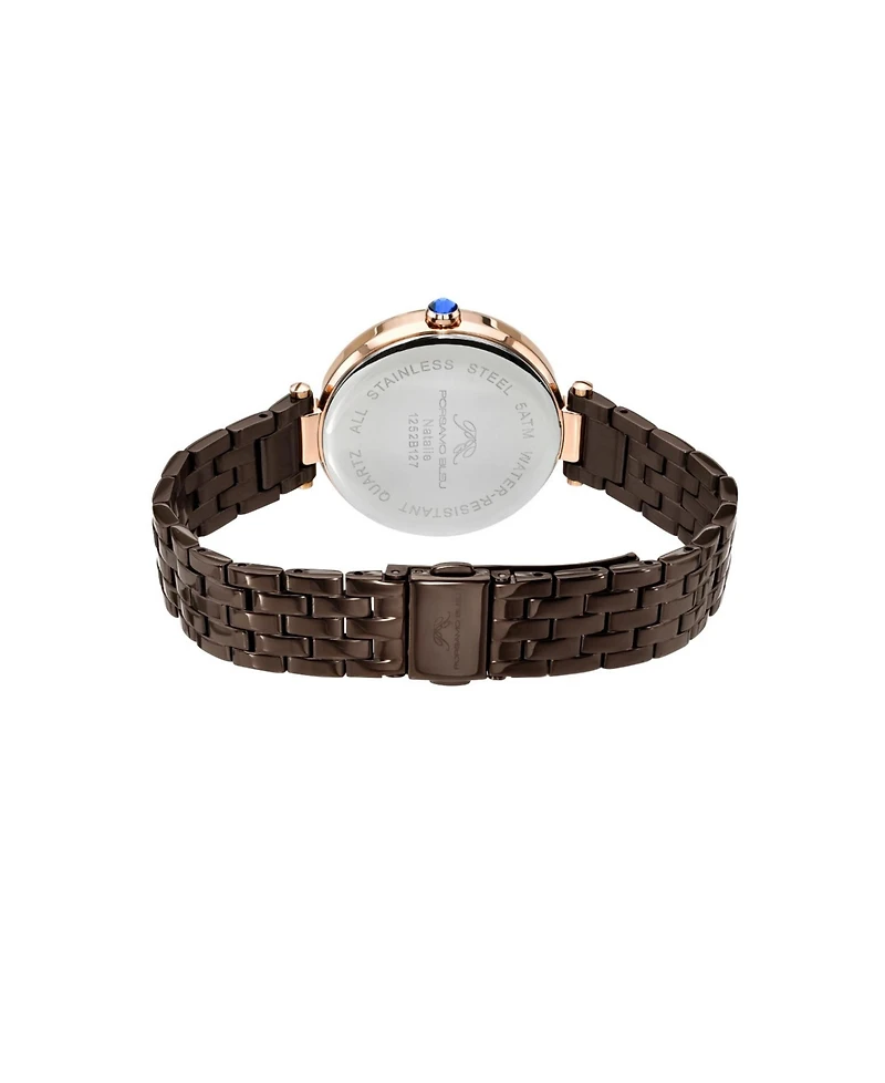 Natalie Stainless Steel Brown Women's Watch 1252BNAS