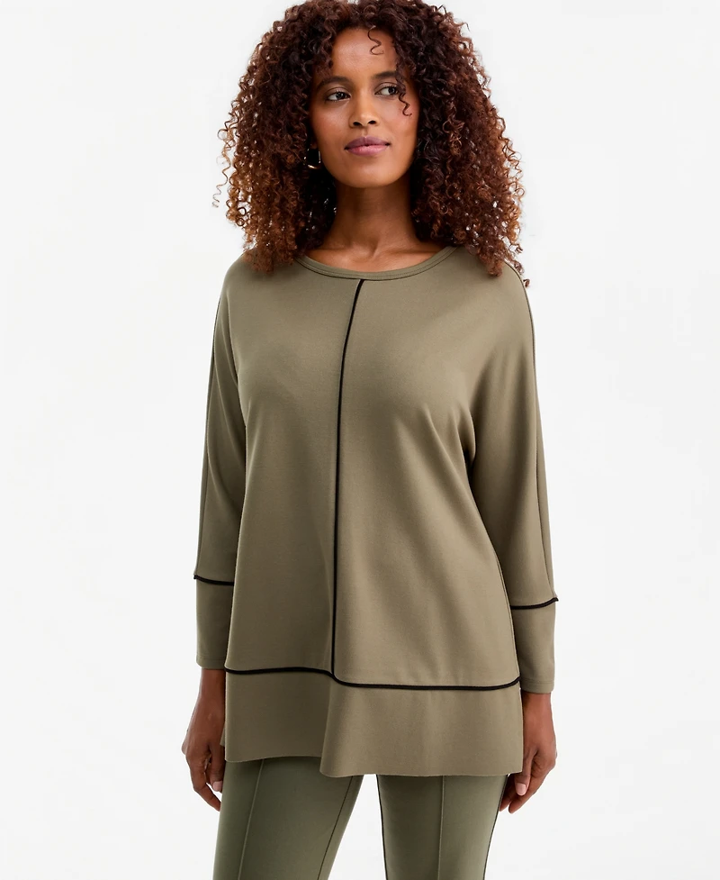 Jones New York Women's Crewneck Tunic