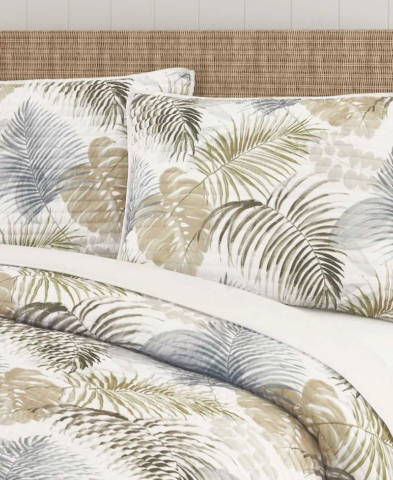 Salt Life Hatteras Floral 3-Piece Quilt Set, King/California King